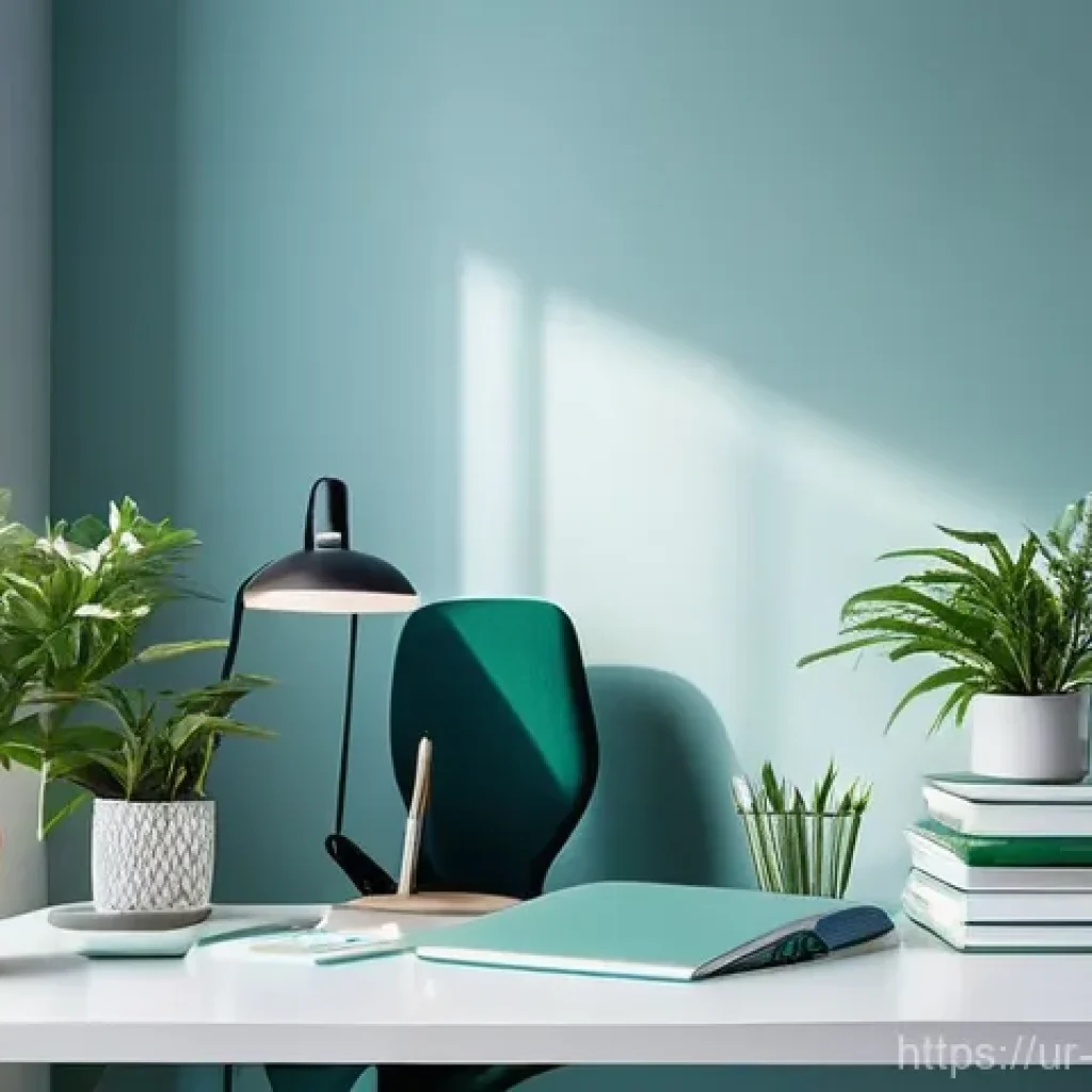 컬러테라피와 자가 치유의 원리 - **Prompt for Workspace Focus and Calm**
"A serene and focused young adult, dressed in smart casu...